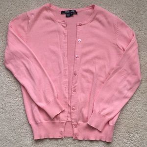 Pink cardigan